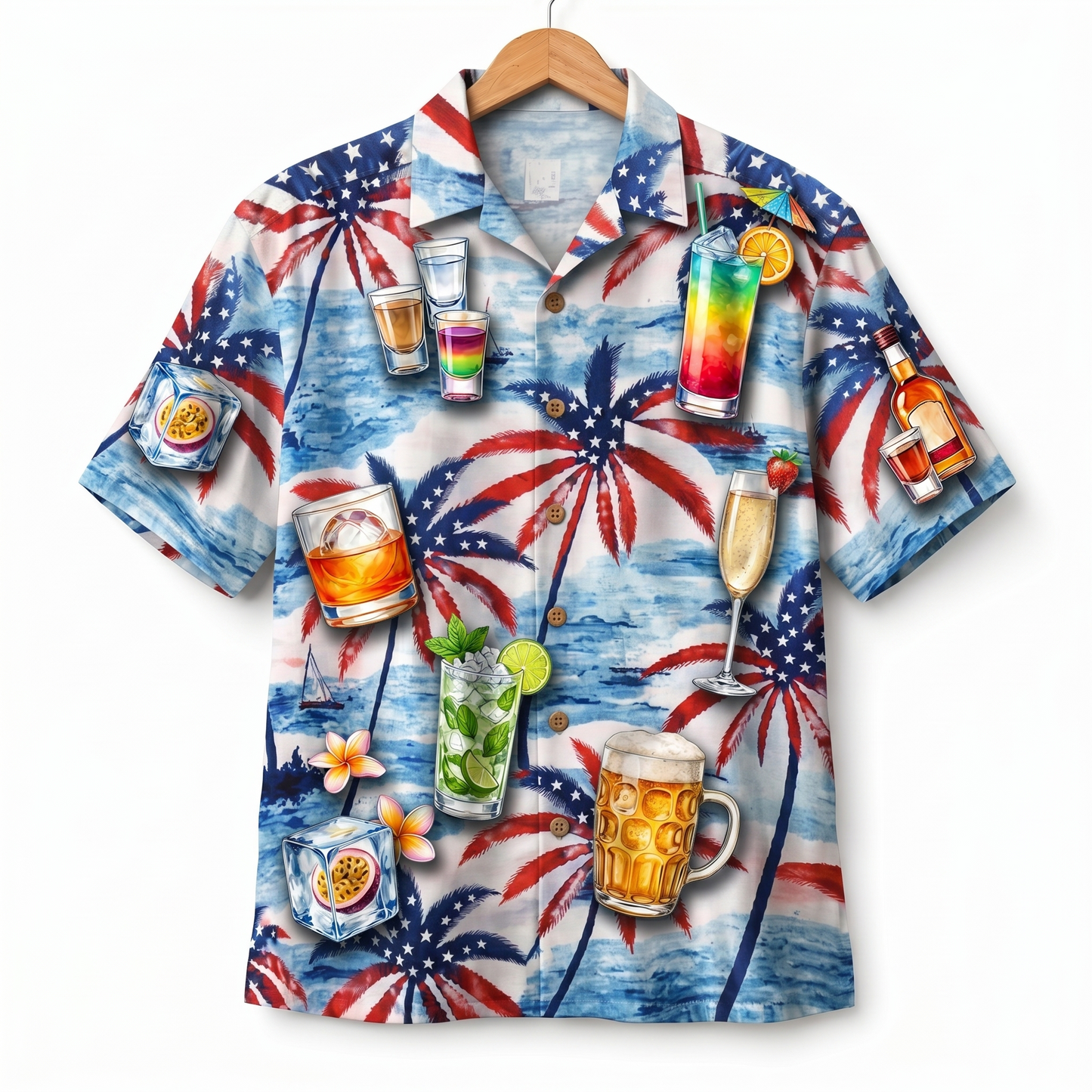 Party Drink America 4th July 250 Years Anniversary Premium Unisex Hawaiian Shirt For Men and Women-Hawaiian Shirt-5TO9VIBE