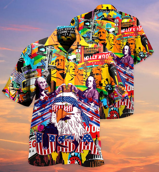 America Proud Forever - Hawaiian Shirt