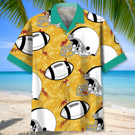 Aussie Rugby Kangaroo Hawaiian Shirt