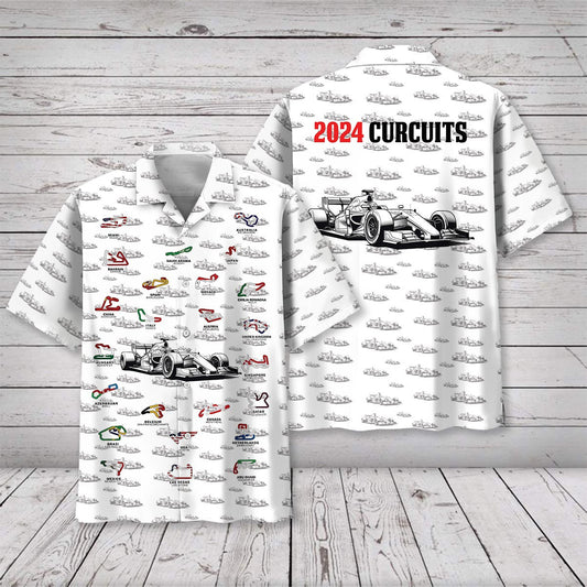 2024 F1 Circruits Hawaiian Shirt
