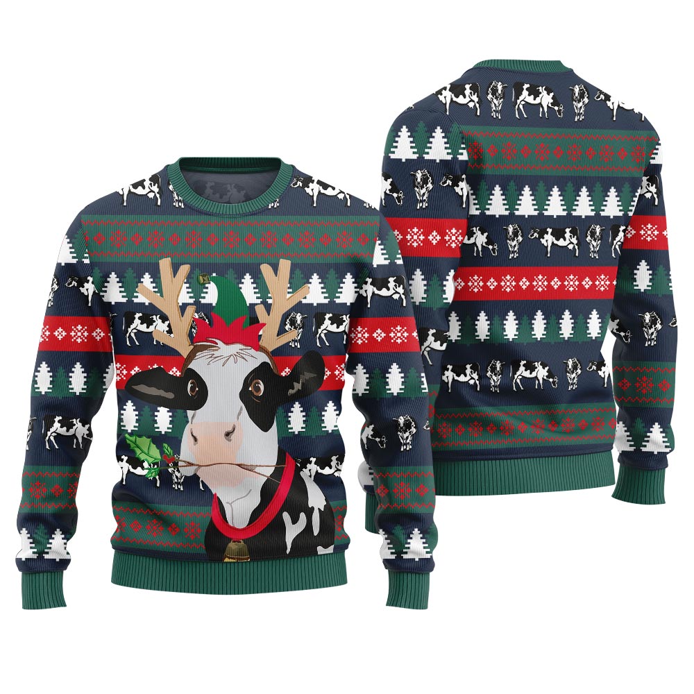 Cow Farm Funny Ugly Xmas Sweaters by VinCo