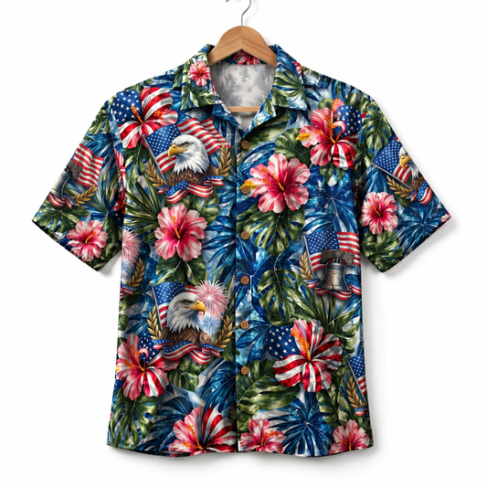 American Pride Veteran 250 Years America Premium Unisex Hawaiian Shirt For Men and Women