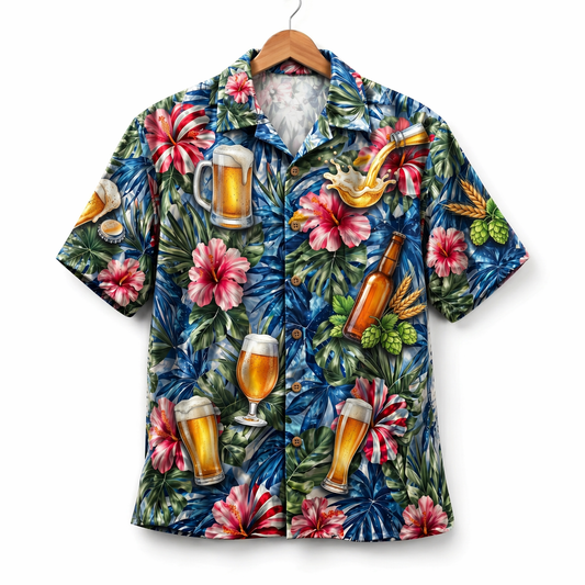 Beer Lover America 4th July 250 Years Anniversary Premium Unisex Hawaiian Shirt For Men and Women