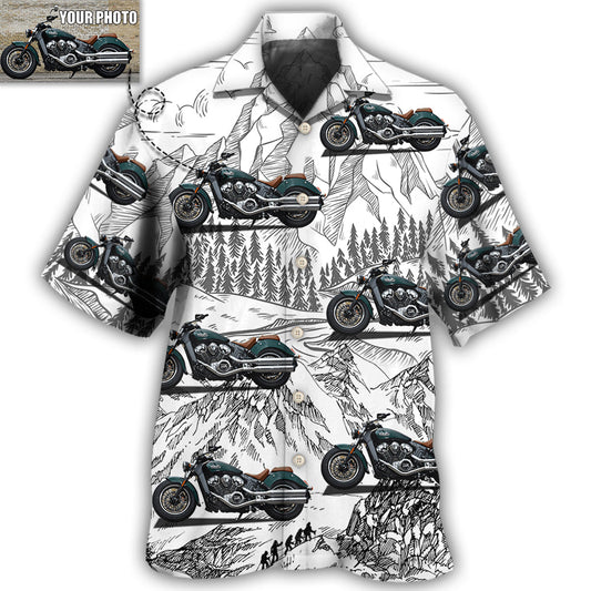 2 / Adults / S Motorcycle My Sweet Lover Custom Photo - Hawaiian Shirt