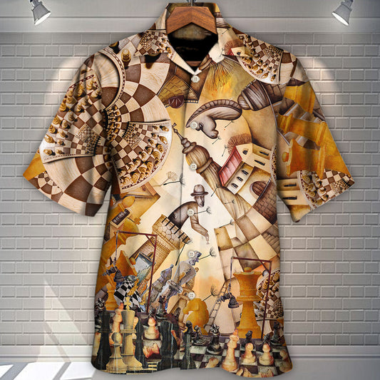 Chess Life Is A Chess Don't Waste A Move - Hawaiian Shirt