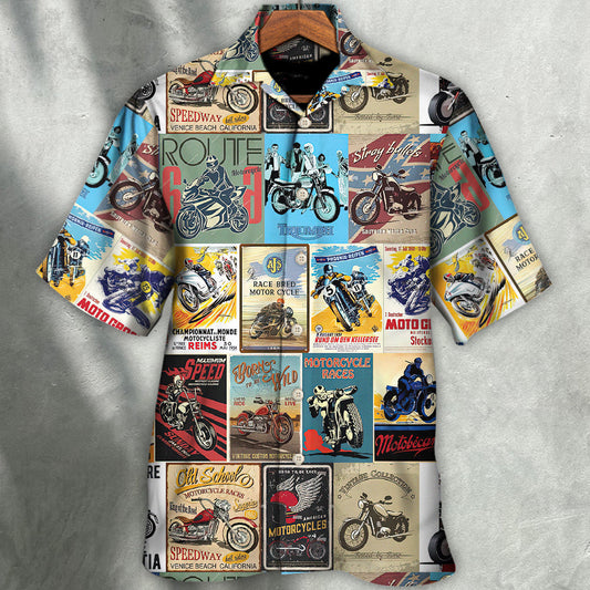 Motorcycle A Long Ride Is The Answer To Your Questions You Will Soon Forget - Hawaiian Shirt - Owl Ohh