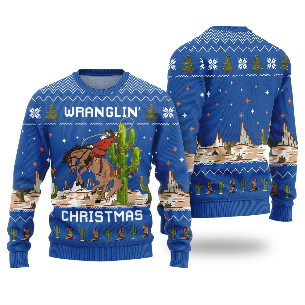 Wrangling Ugly Christmas Sweater