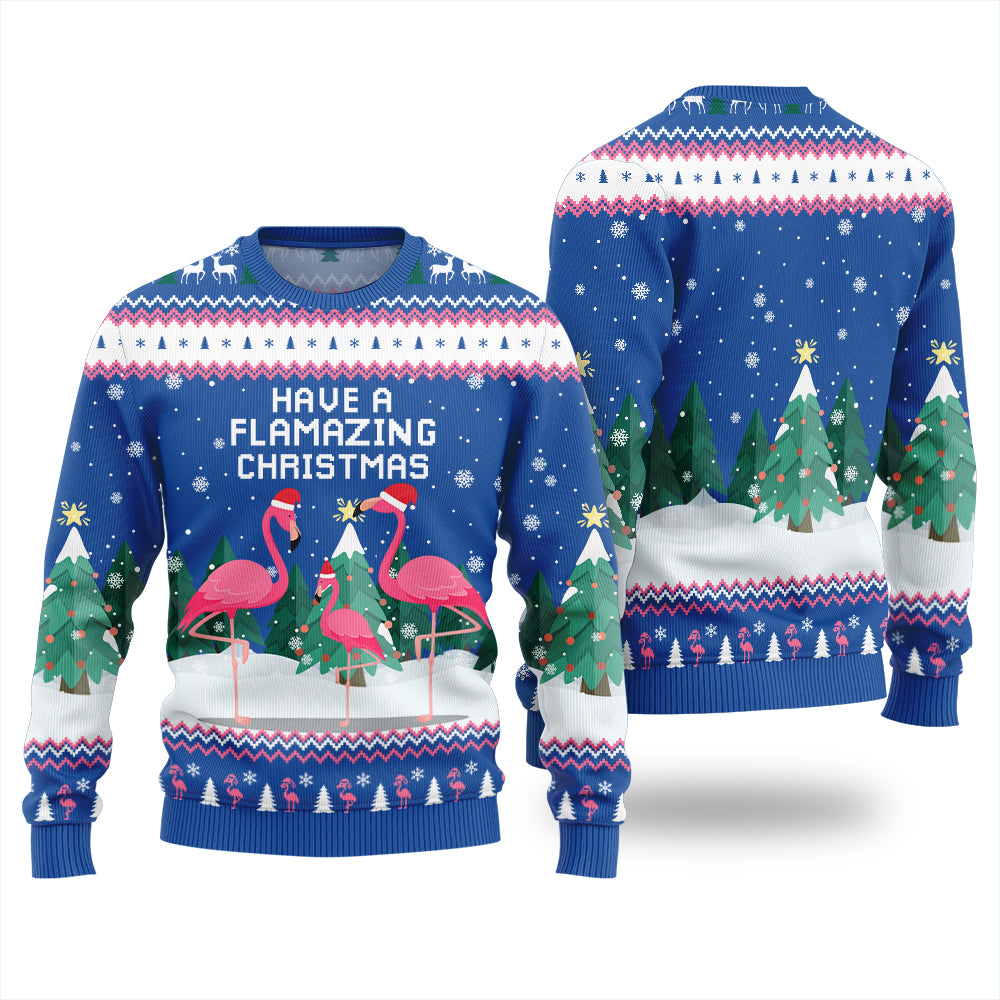 Flamazing Funny Ugly Christmas Sweater