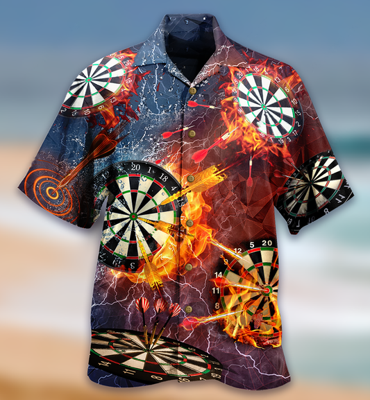Darts Love It Fire - Hawaiian Shirt