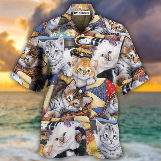 Cat Kitten Is So Cute - Hawaiian Shirt