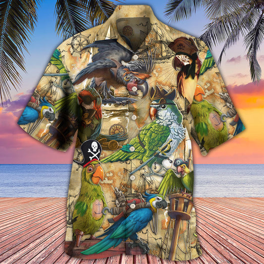 Parrot Pirates Life Vintage - Hawaiian Shirt