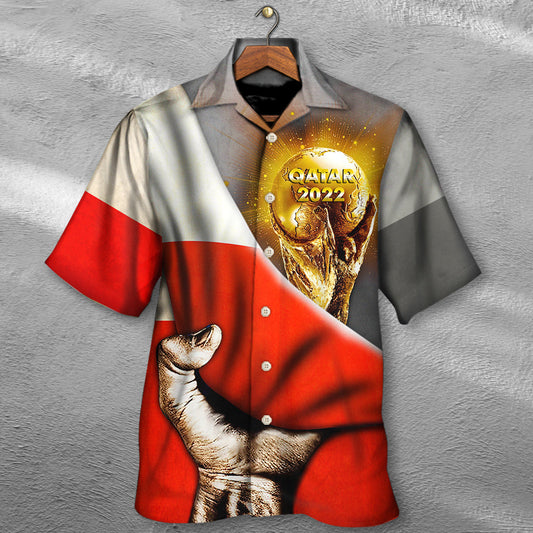 World Cup Qatar 2022 Poland Will Be The Champion - Hawaiian Shirt
