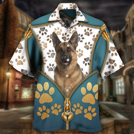 German Shepherd Cool Dog Various Style - Hawaiian Shirt
