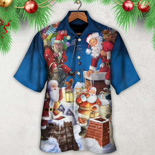 Christmas Santa The Way I Come - Hawaiian Shirt