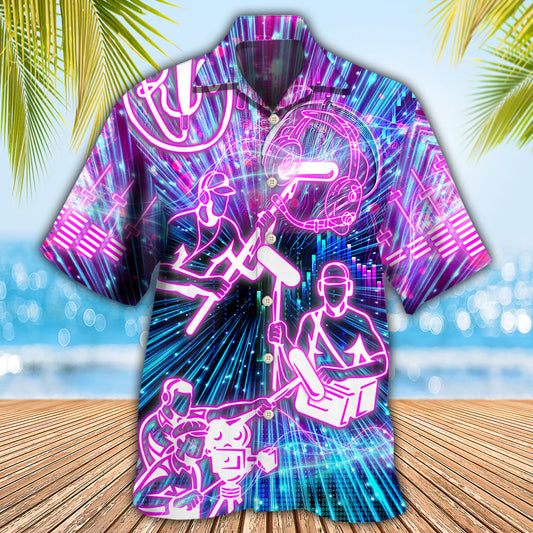 Sound Engineer Neon Style - Hawaiian Shirt