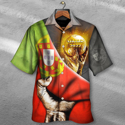 World Cup Qatar 2022 Portugal Will Be The Champion - Hawaiian Shirt