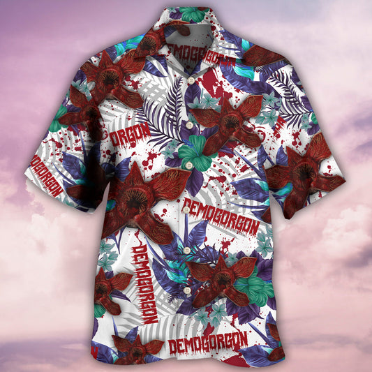 Demogorgon Monster Hawaiian Pattern - Hawaiian Shirt