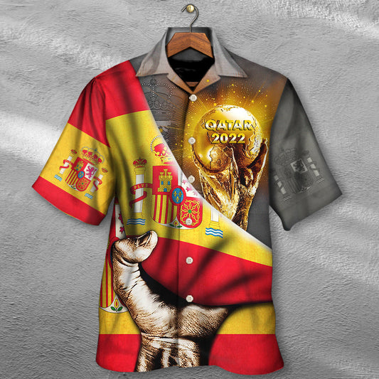 World Cup Qatar 2022 Spain Will Be The Champion - Hawaiian Shirt