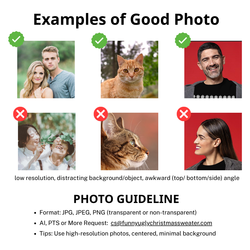 Savage Custom Face No Offence Funny Ugly Christmas Sweater