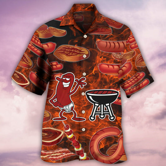 Food Sausage It's Not A Party - Hawaiian Shirt