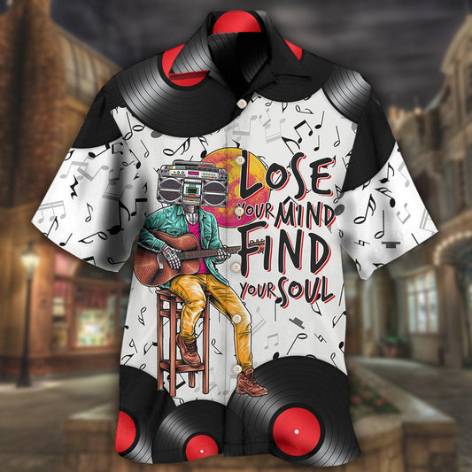 Music Stereo Lose My Mind Find Your Soul - Hawaiian Shirt
