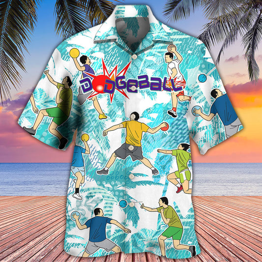 Dodgeball Ball Games Tropical Life - Hawaiian Shirt
