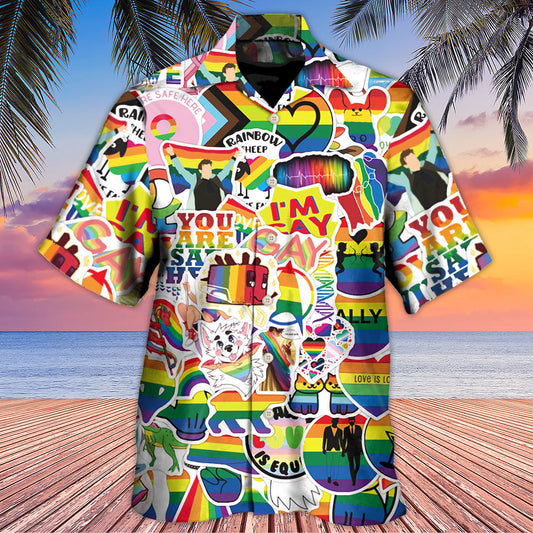 LGBT Rainbow I'm Gay - Hawaiian Shirt