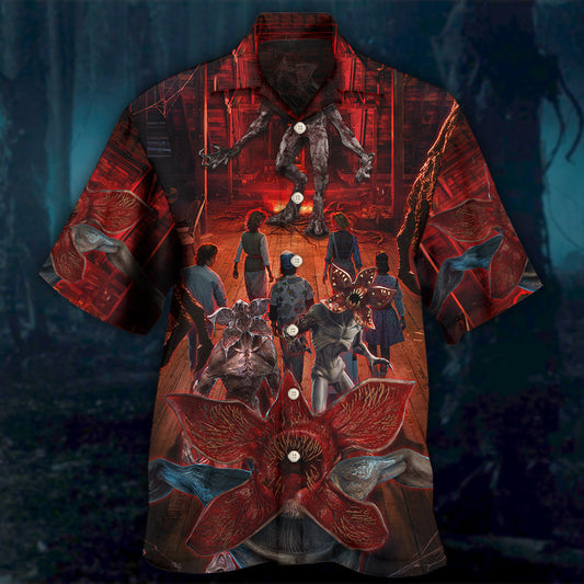 Demogorgon Monster Invading Hawkins - Hawaiian Shirt