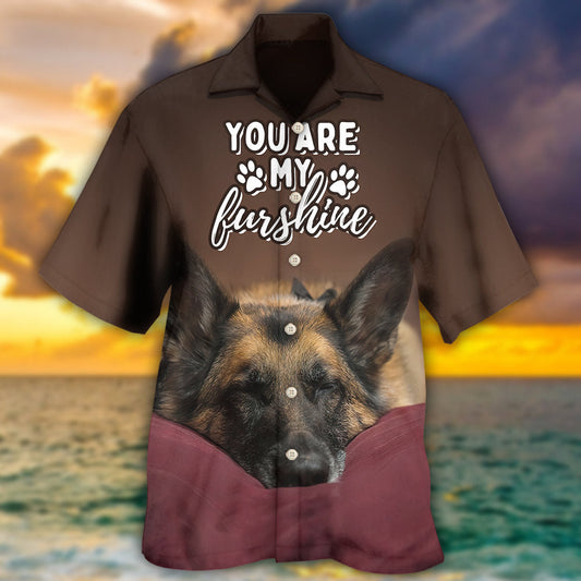 German Shepherd Sleepy Dog You Are My Furshine - Hawaiian Shirt