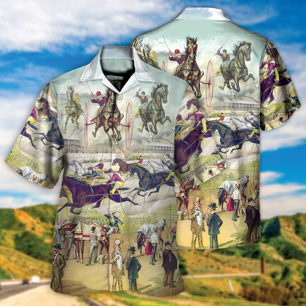 Harness Racing Horse Lover Racing - Hawaiian Shirt