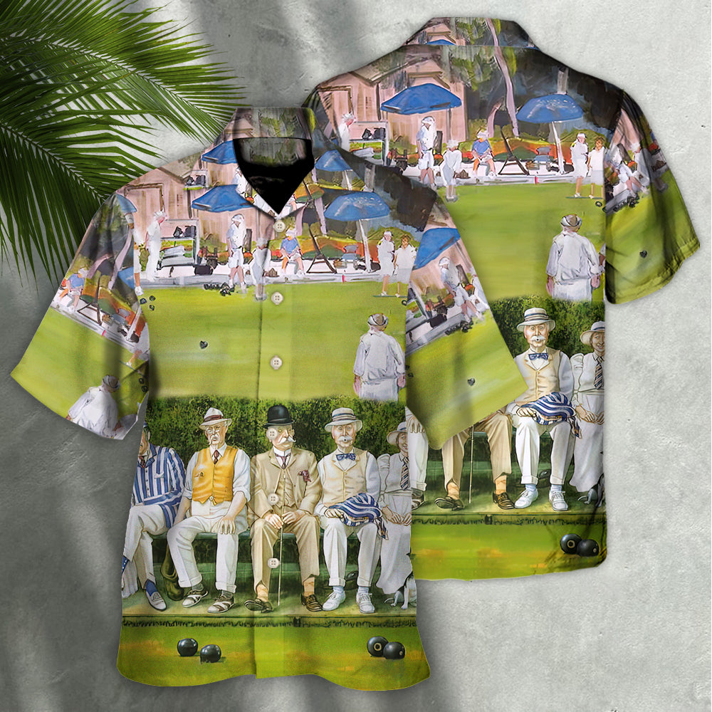 Lawn Bowling This Is My Family - Hawaiian Shirt