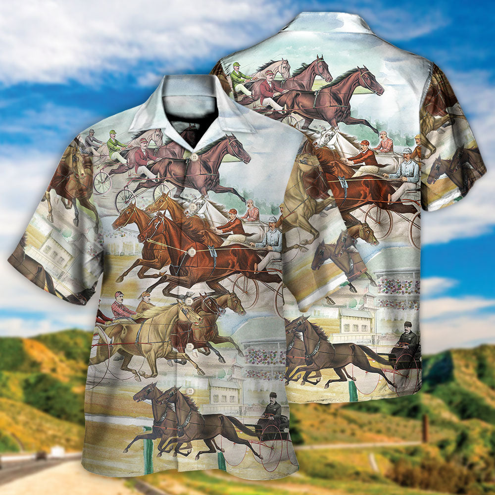 Harness Racing Horse Racing The Best Seat - Hawaiian Shirt