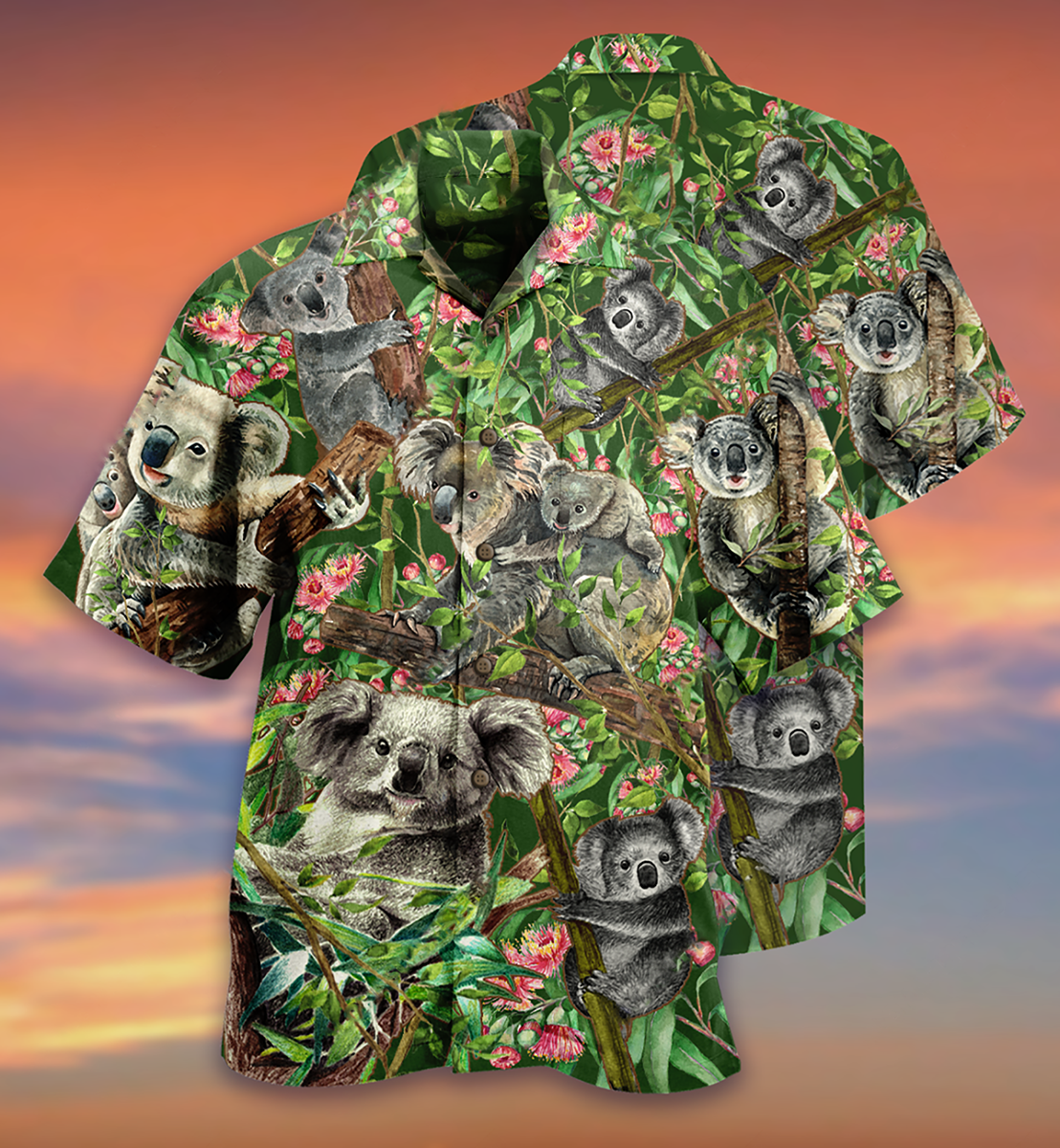 Koala Love Christmas Tree - Hawaiian Shirt