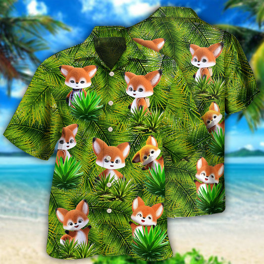 Fox In 3D Animator Fox - Hawaiian Shirt