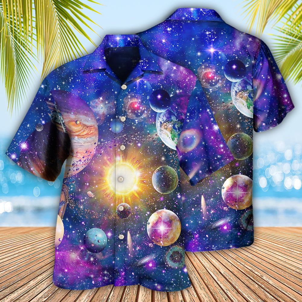 Galaxy Astronomy Galaxy Colorful Solar - Hawaiian Shirt
