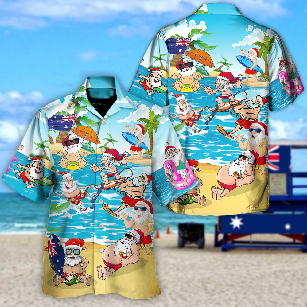 Christmas In July Santa Keeping The Christmas Spirit Alive Year Round - Unisex Hawaiian Shirt For Men and Women