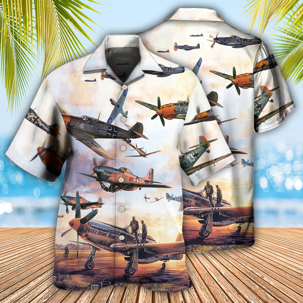 Airplane Aviation and Maritime The Long Ride Home - Hawaiian Shirt