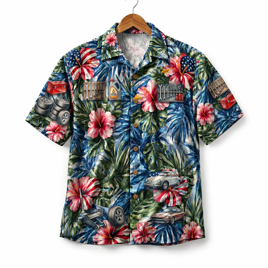 Garage Life America 4th July 250 Years Anniversary Premium Unisex Hawaiian Shirt For Men and Women