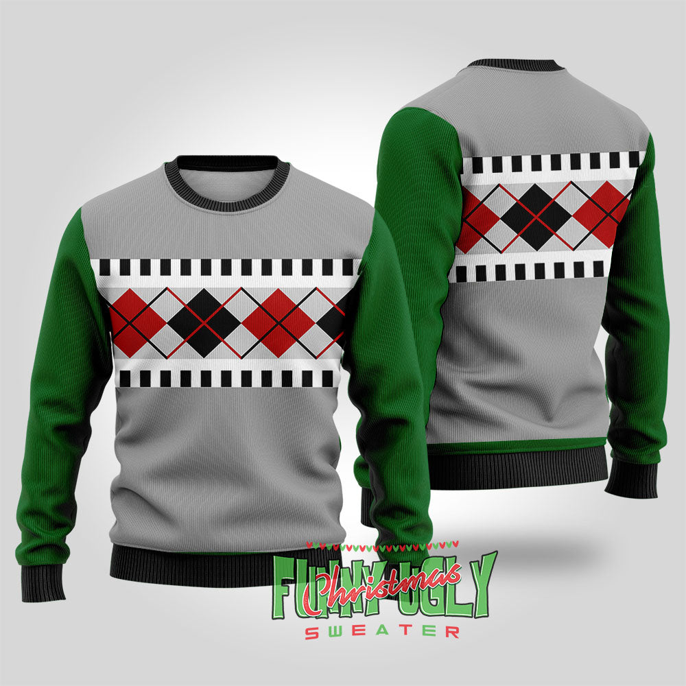 A Christmas Story Ralphie Plaid Sweater Cosplay
