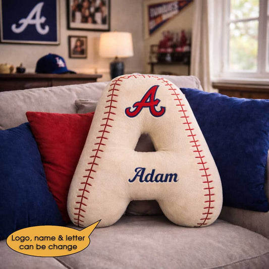 Baseball Pillow Custom Name and Logo All Teams Irregular-Shaped Pillow Custom