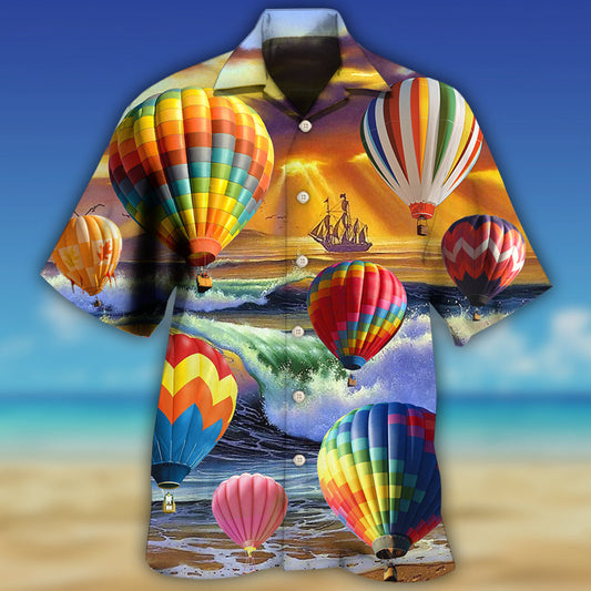 Air Balloon Love Life Style - Hawaiian Shirt