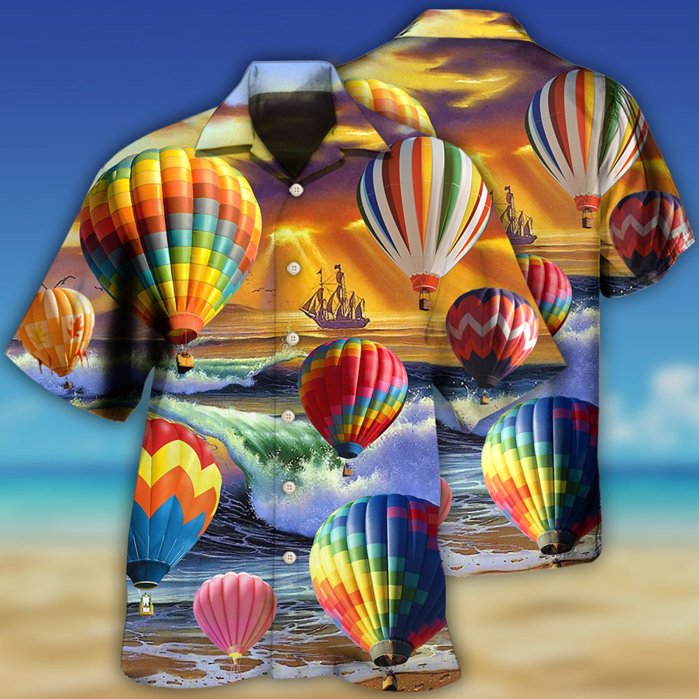 Air Balloon Love Life Style - Hawaiian Shirt