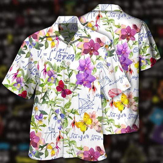 Math Floral Lovely Style - Hawaiian Shirt