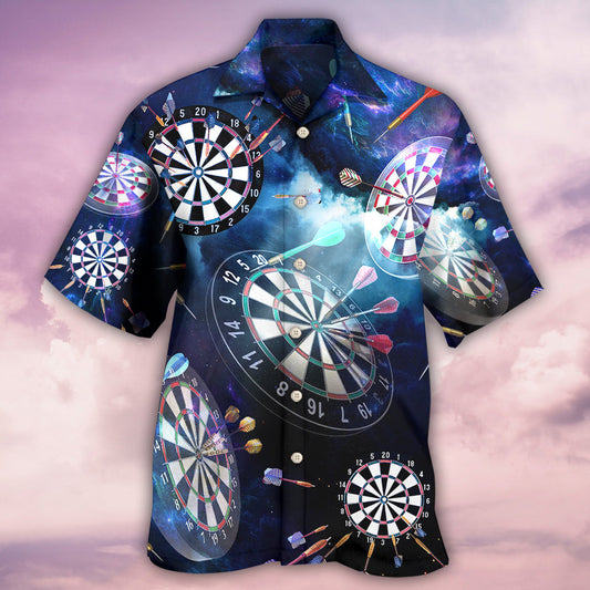 Darts Amazing Cool Into The Galaxy - Hawaiian Shirt