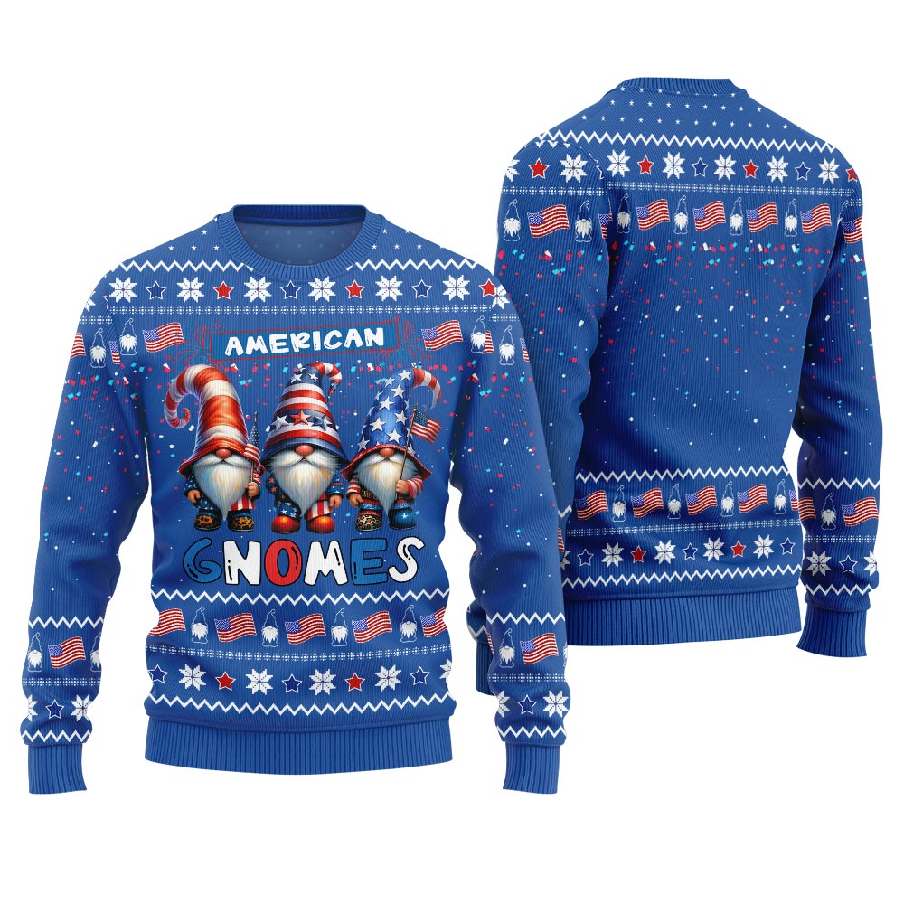 American Gnomes Ugly Christmas Sweater
