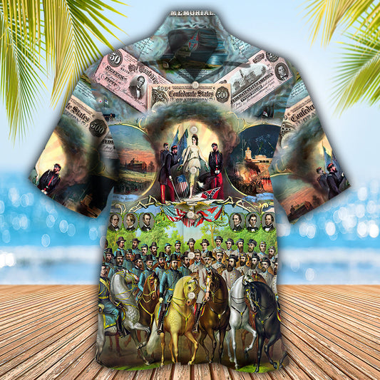 America Civil War - Hawaiian Shirt