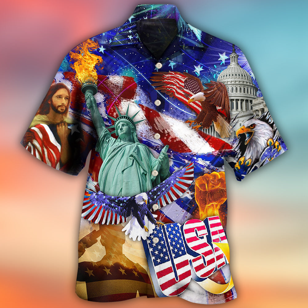 America Independence Day - Hawaiian Shirt