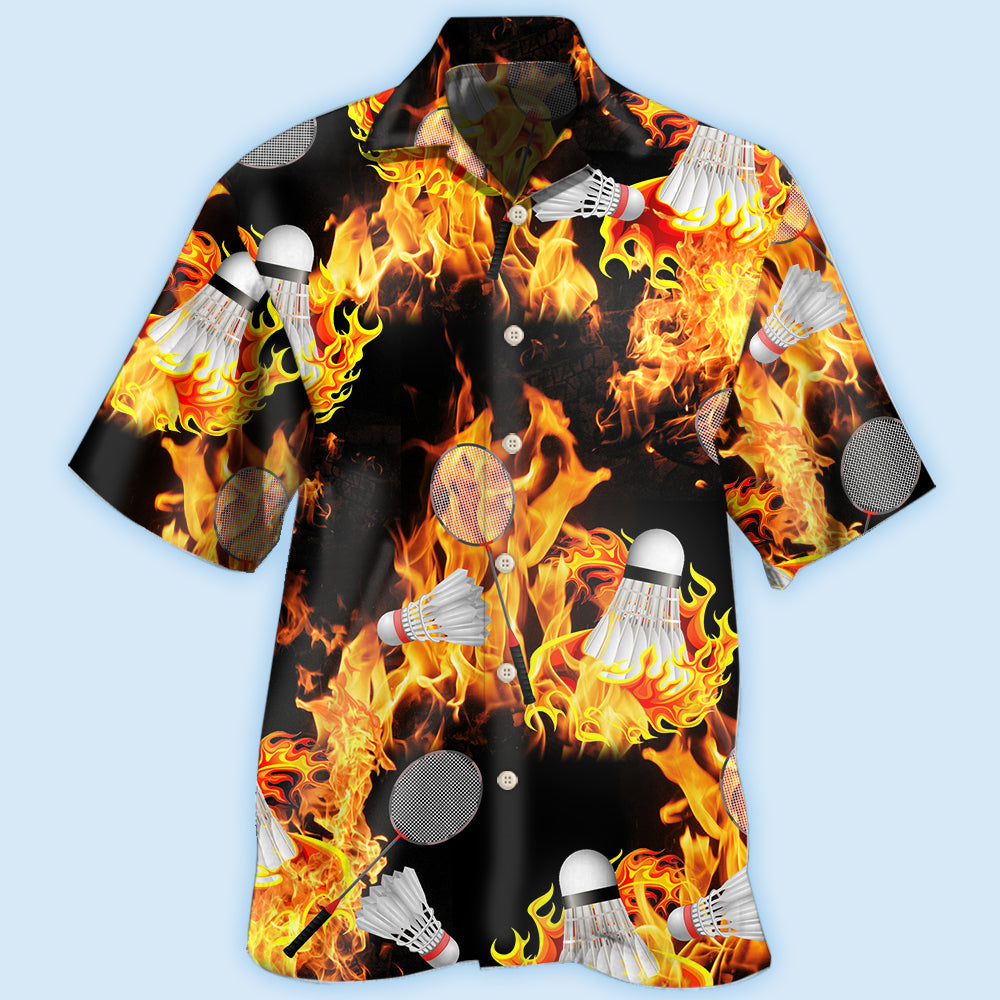Badminton Fire - Hawaiian Shirt