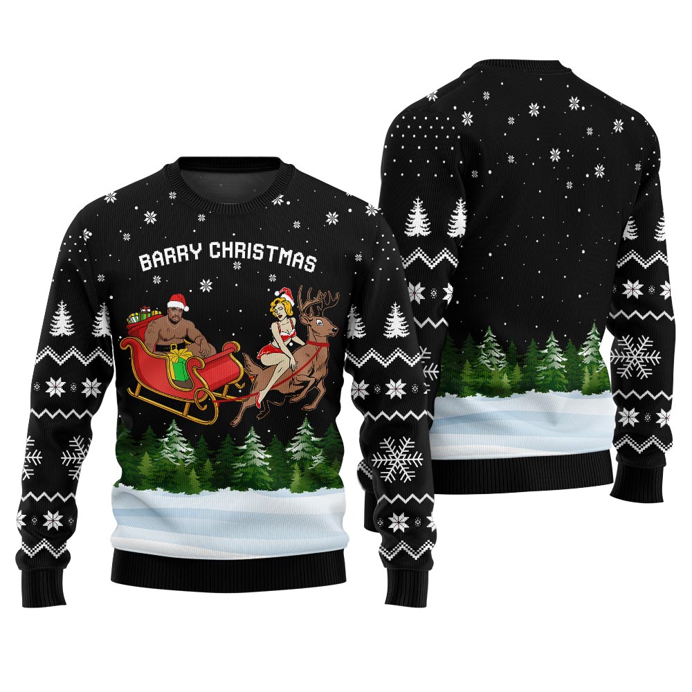 Barry Christmas Ugly Christmas Sweater
