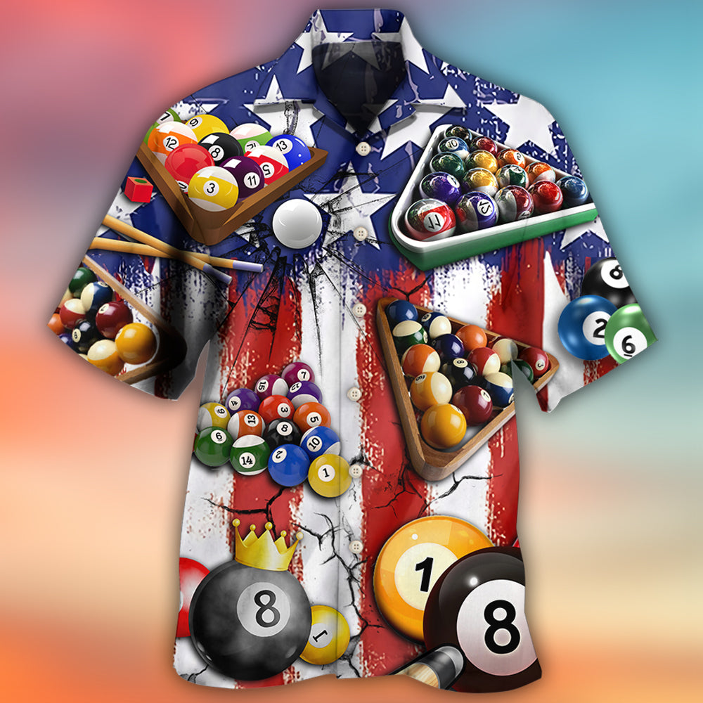 Billiard Independence Day - Hawaiian Shirt